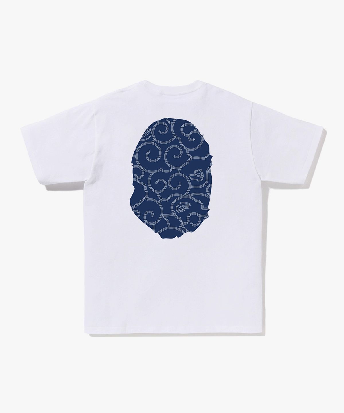 베이프(BAPE) 재패니즈 클라우드 카모 빅 에이프 헤드 티셔츠(M) WHITE