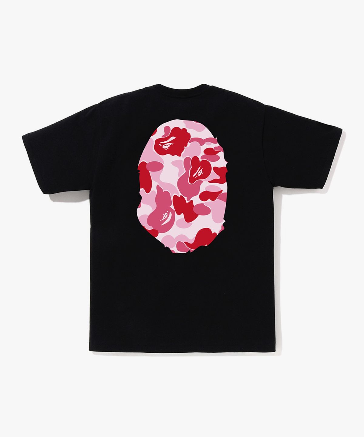 베이프(BAPE) ABC 카모 빅 에이프 헤드 티셔츠(M) BLACK/PINK