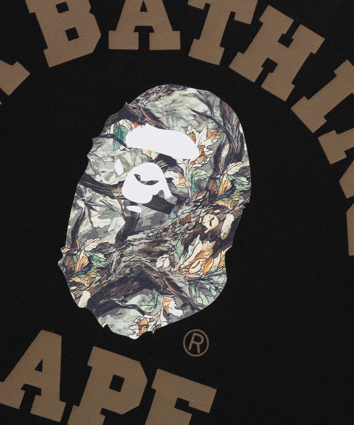베이프(BAPE) 트리 엣지 카모 콜리지 릴렉스드 핏 크루넥 스웨트셔츠 #1(M) BLACK