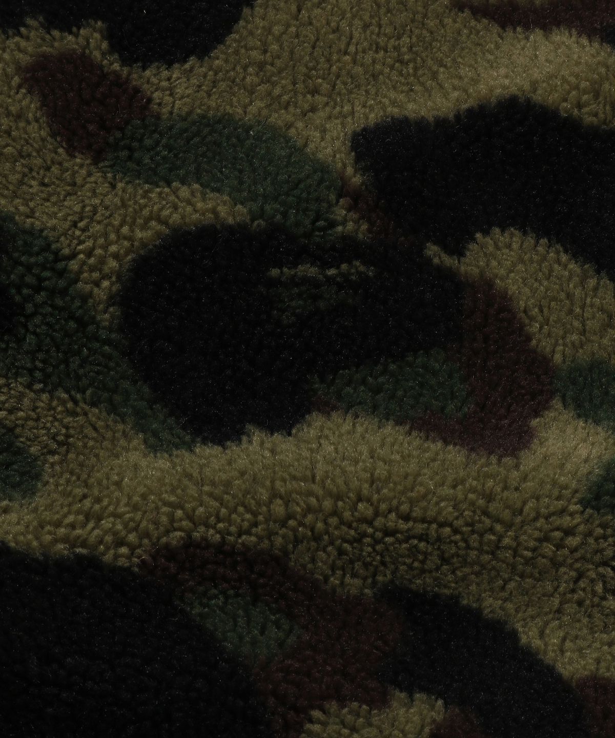 베이프(BAPE) 퍼스트 카모 플리스 자켓(W) GREEN