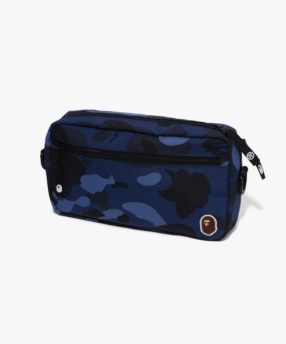 베이프(BAPE) 컬러 카모 미니 숄더 백 NAVY