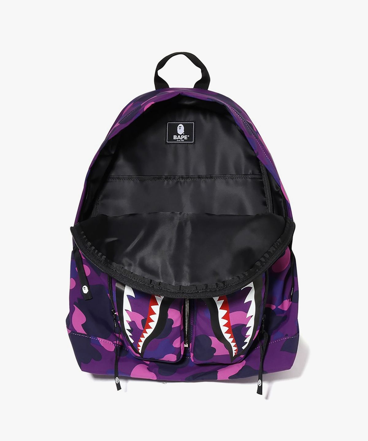 베이프(BAPE) 컬러 카모 샤크 데이팩(M) PURPLE