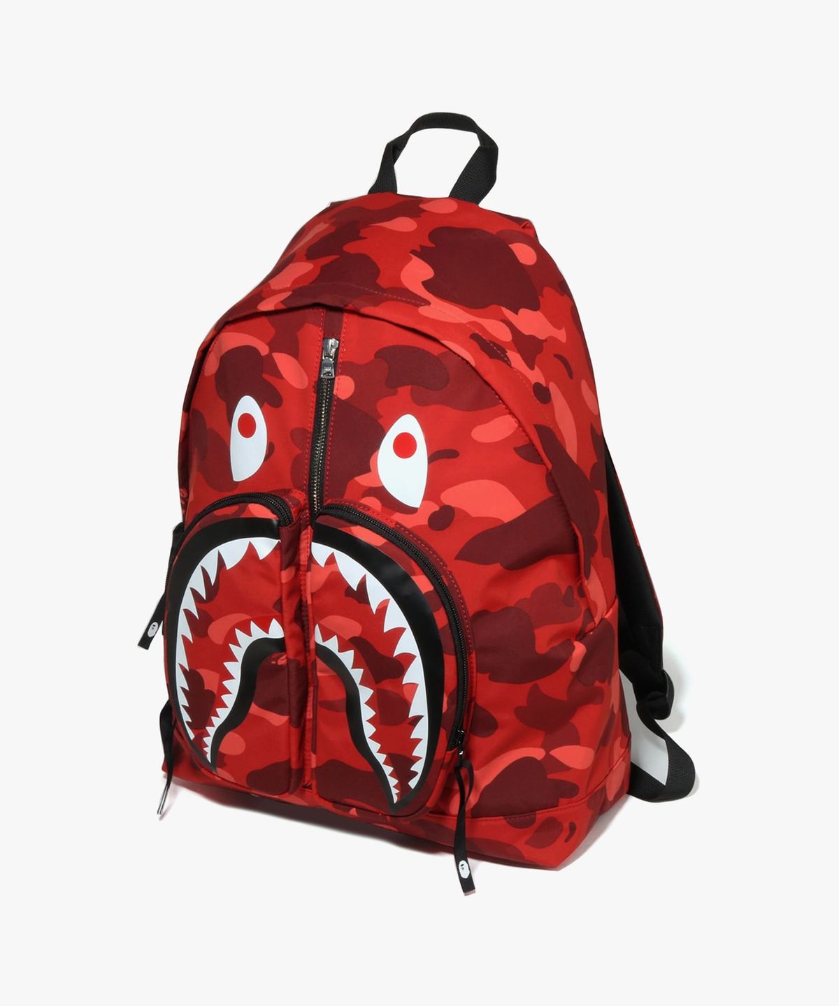 베이프(BAPE) 컬러 카모 샤크 데이팩(M) RED