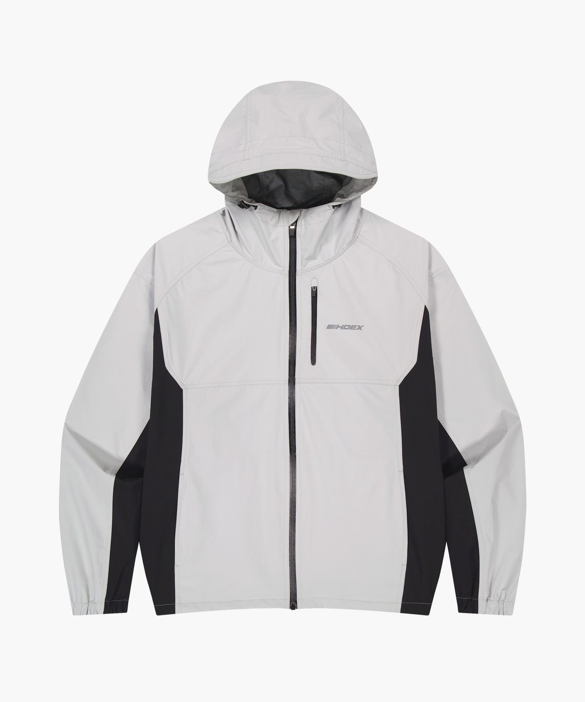 에이치덱스(HDEX) 어시스트 투톤 스톰 쉘 자켓 (Light Gray)