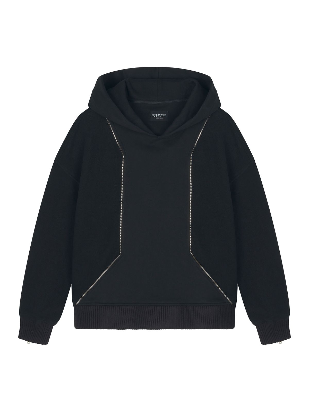 뉴이 뉴욕(NUYH NEWYORK) [PRET A PORTER] INSIDE OUT ZIPPER HOOD