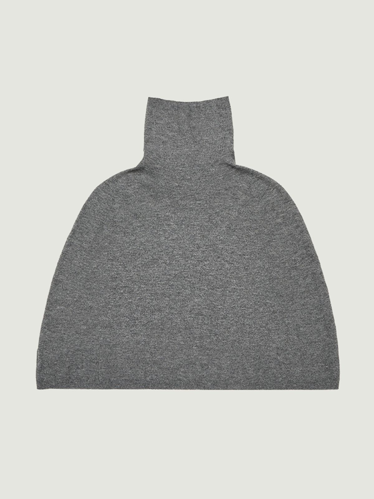 그로브(GROVE) EVELYN KNIT CAPE (CHARCOAL)