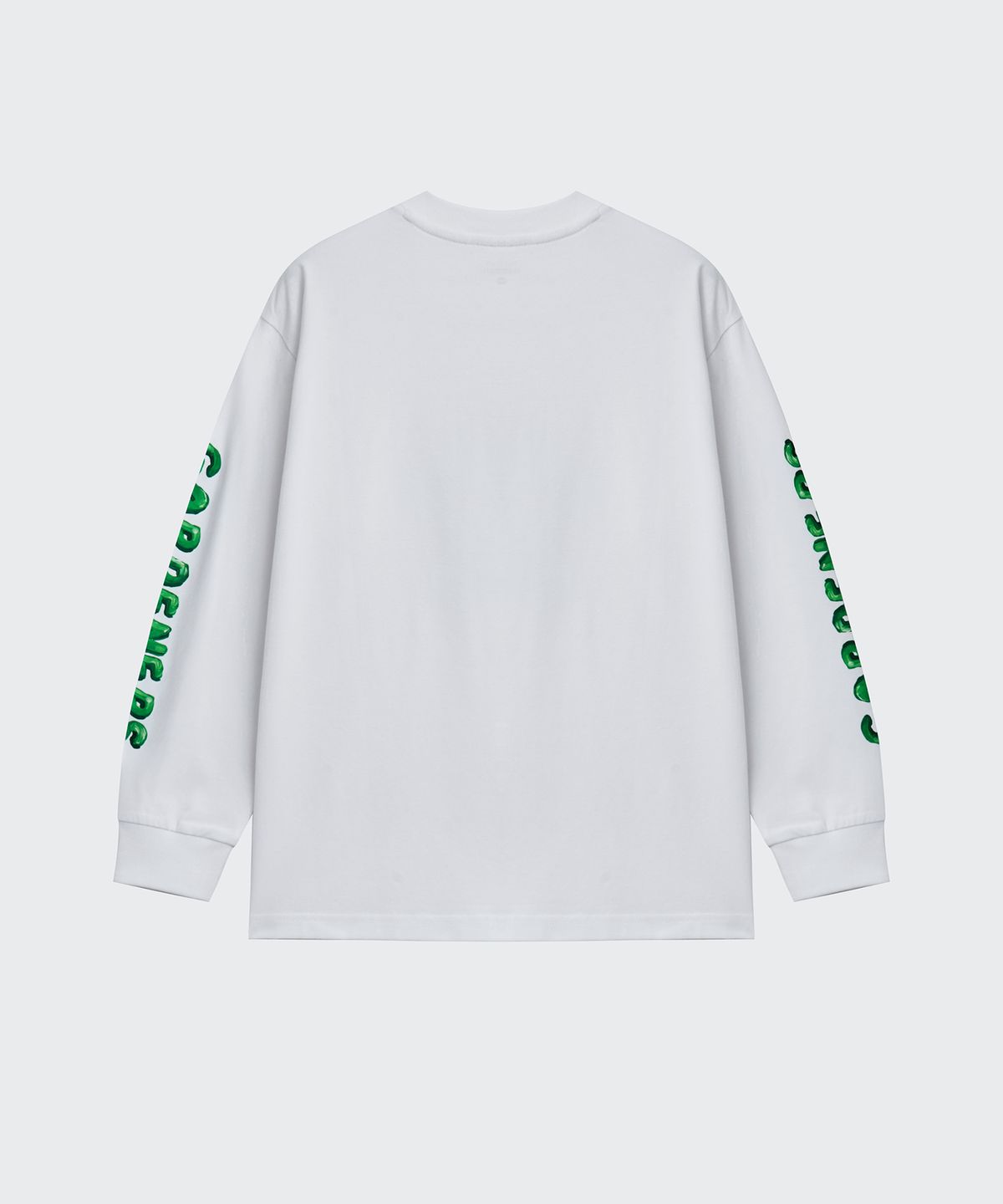 무신사 스탠다드 키즈(MUSINSA STANDARD KIDS) [슬로코스터 컬래버] 가드너스 립 커프스 긴소매 티셔츠 [화이트]
