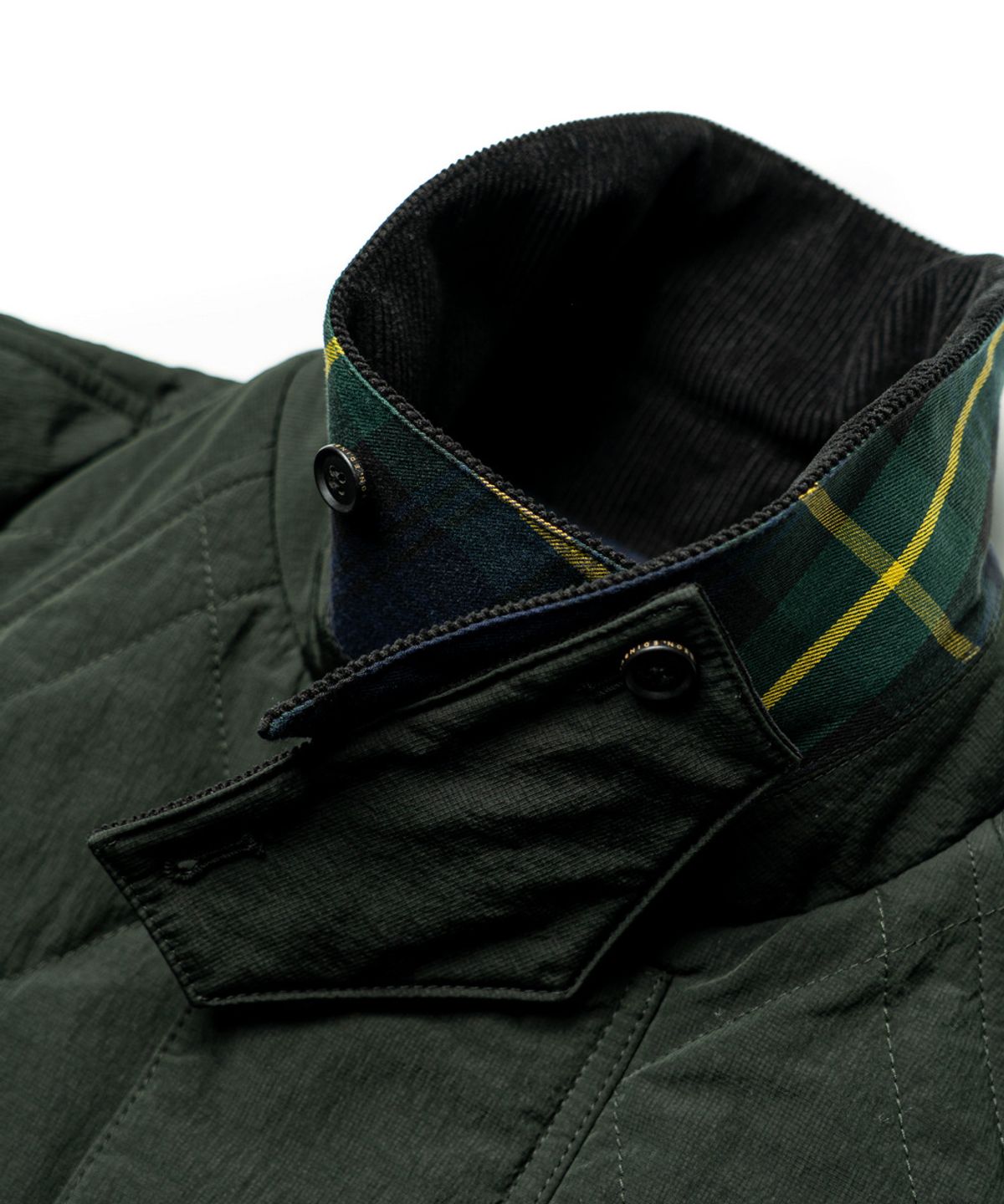 에든버러클럽(EDINBURGH CLUB) RIPSTOP DIAMOND QUILTED HUNTING JACKET (D/GREEN)