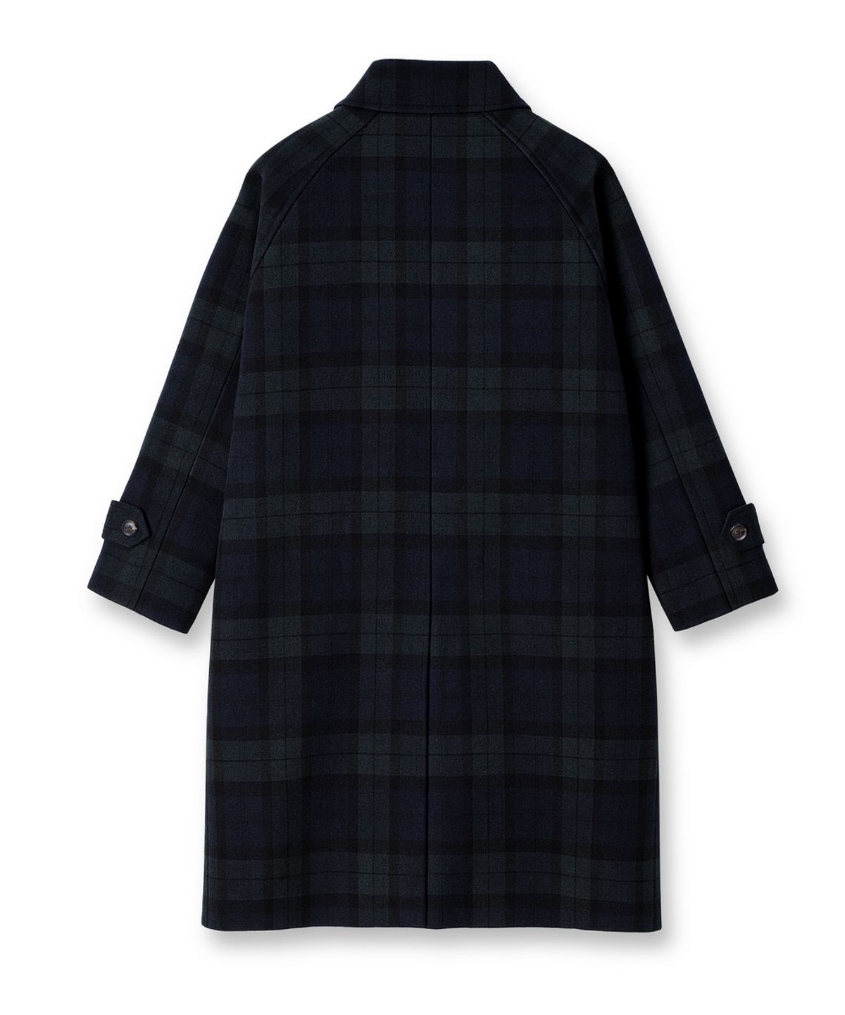 에든버러클럽(EDINBURGH CLUB) BLACKWATCH BALMACAAN COAT (GREEN)