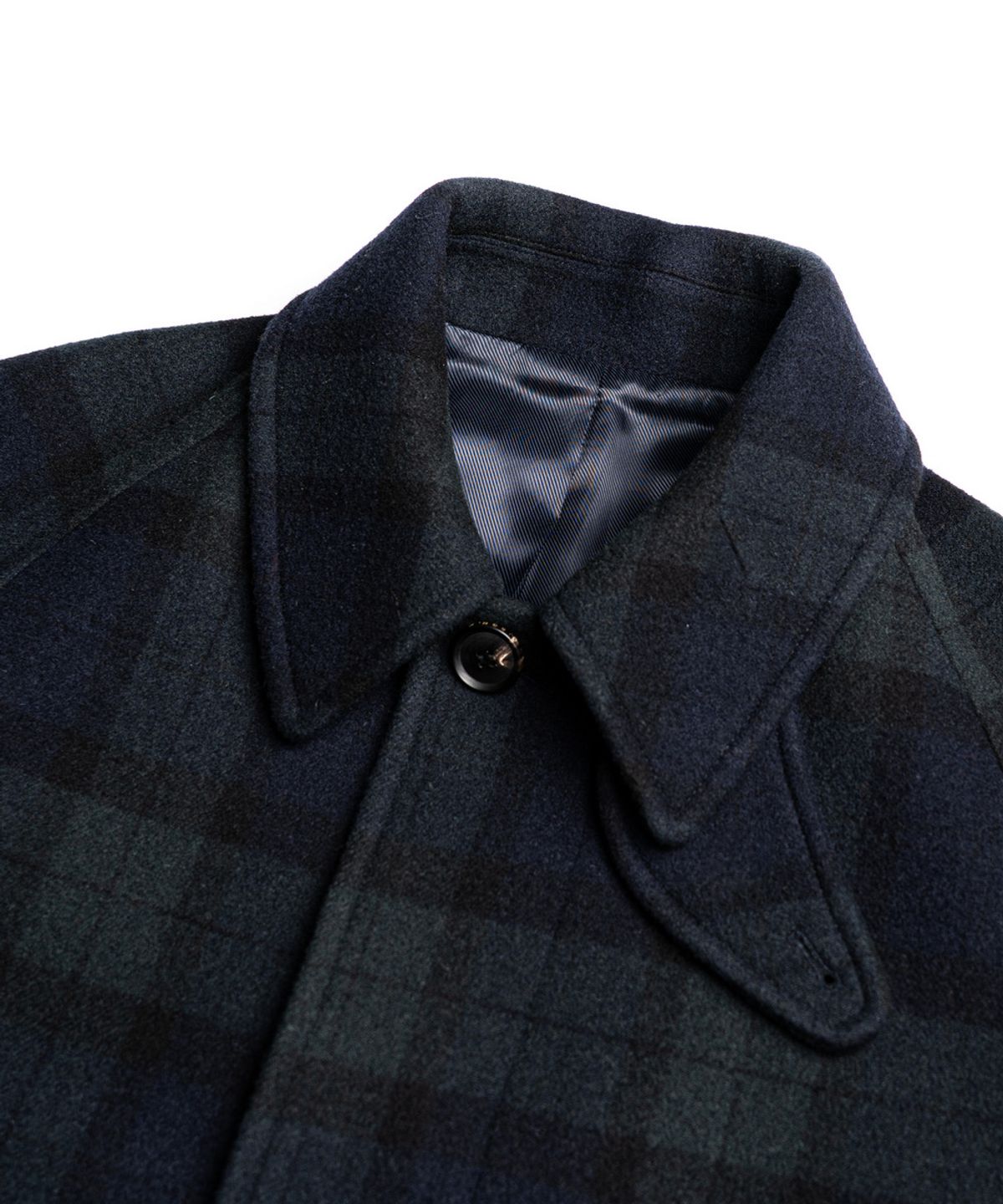 에든버러클럽(EDINBURGH CLUB) BLACKWATCH BALMACAAN COAT (GREEN)