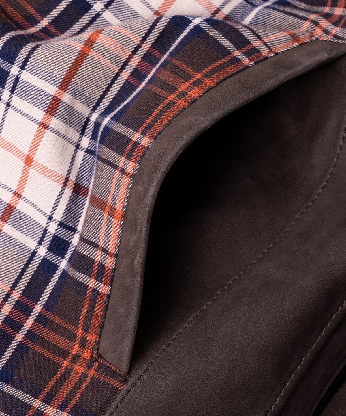 에든버러클럽(EDINBURGH CLUB) LAMB NUBUCK WASHING HUNTING JACKET (D/BROWN)