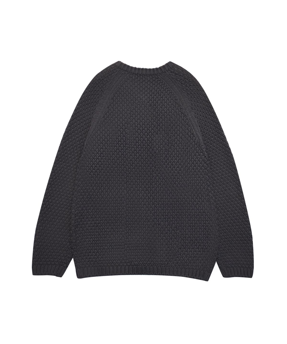 미레코(MIRECO) TURTLE-BUTTON KNIT CARDIGAN CHARCOAL
