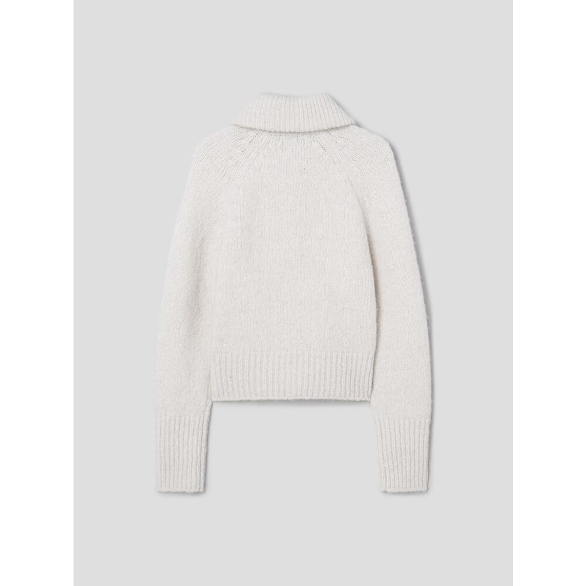 앙개(ANGGAE) High Collar Neck Cardigan  Ivory