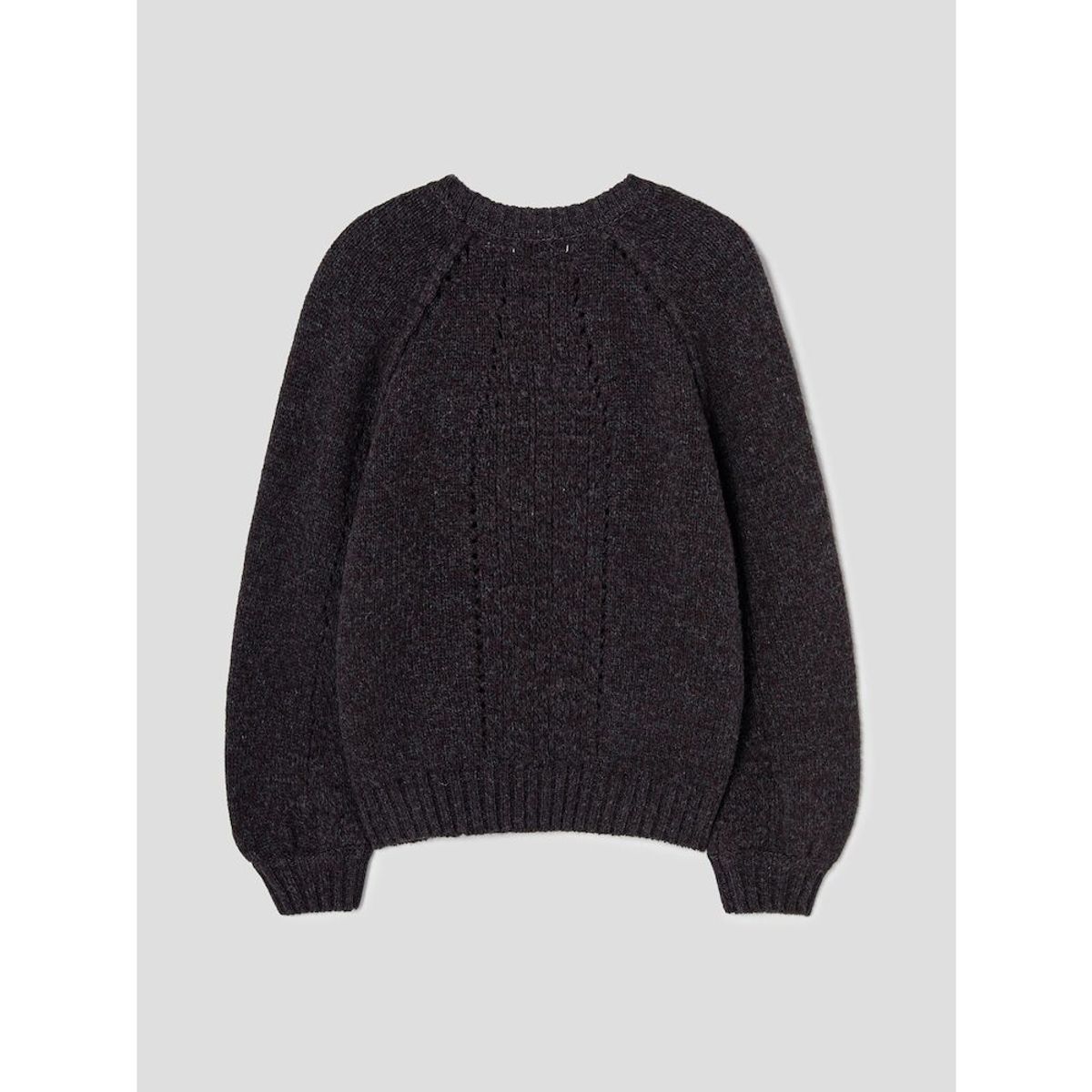앙개(ANGGAE) Wilted Knit Pullover  Brown