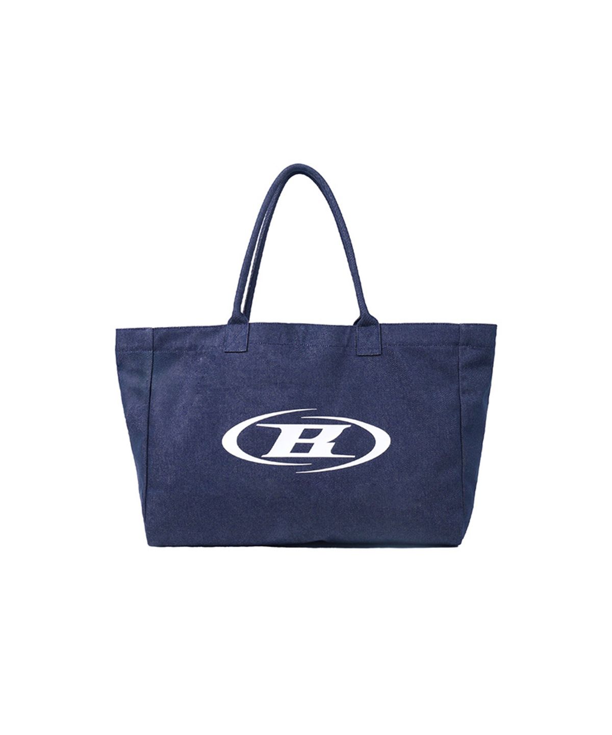 본투윈(BORN TO WIN) SYMBOL B LOGO SHOPPER BAG [MID DENIM]