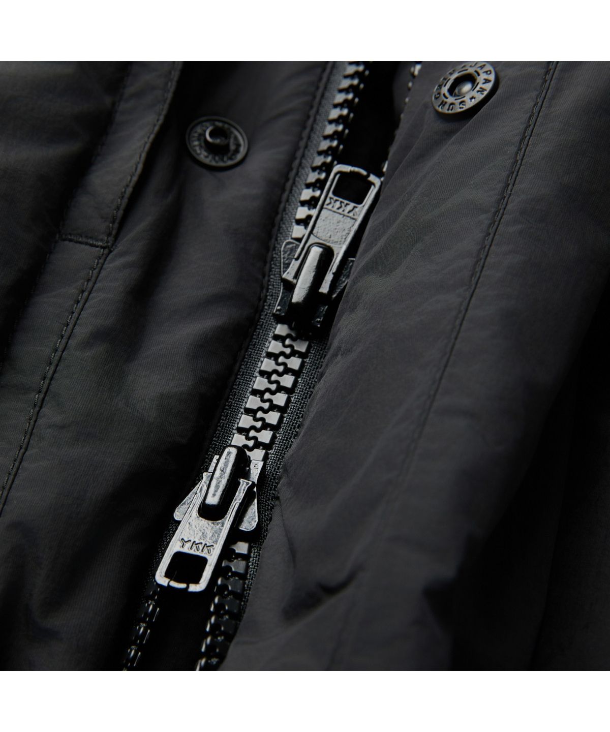 커스텀멜로우(CUSTOMELLOW) Black Middle Hood Down Jacket CWUAW25882BKX