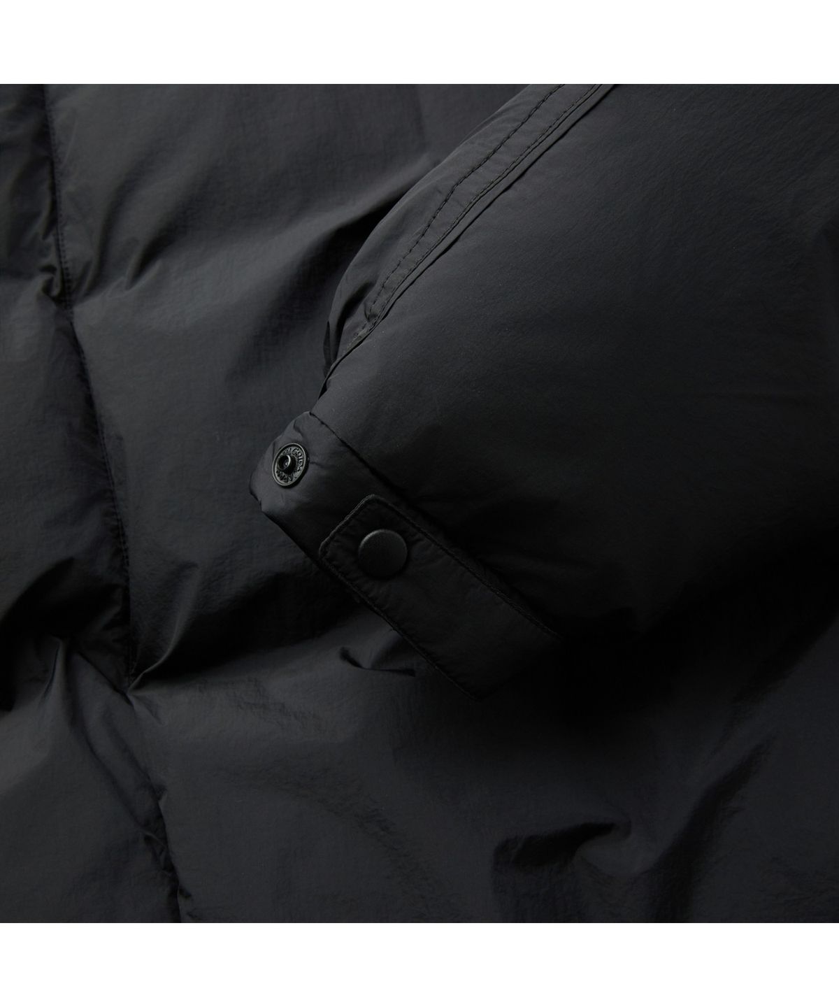 커스텀멜로우(CUSTOMELLOW) Black Middle Hood Down Jacket CWUAW25882BKX