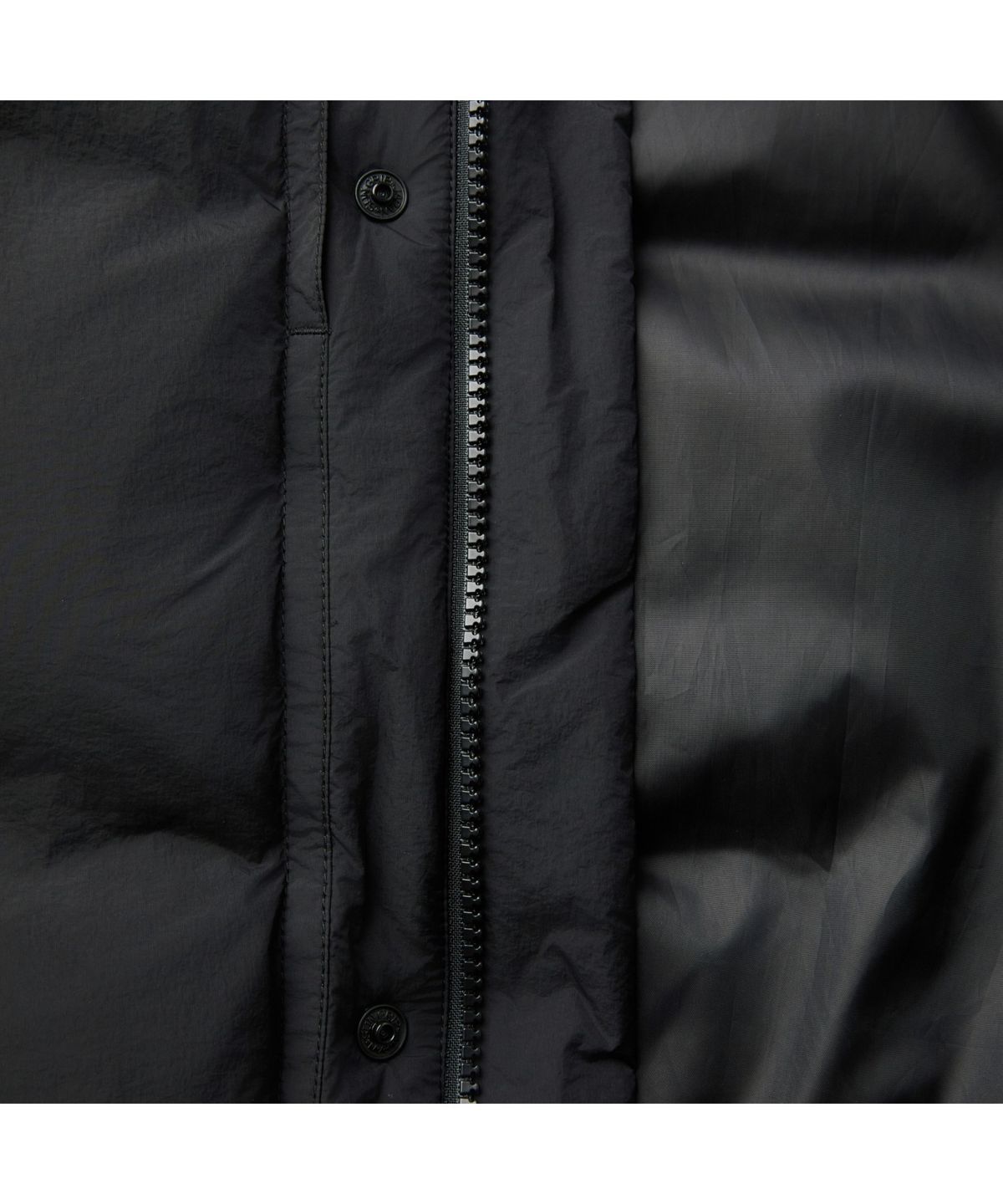 커스텀멜로우(CUSTOMELLOW) Black Middle Hood Down Jacket CWUAW25882BKX