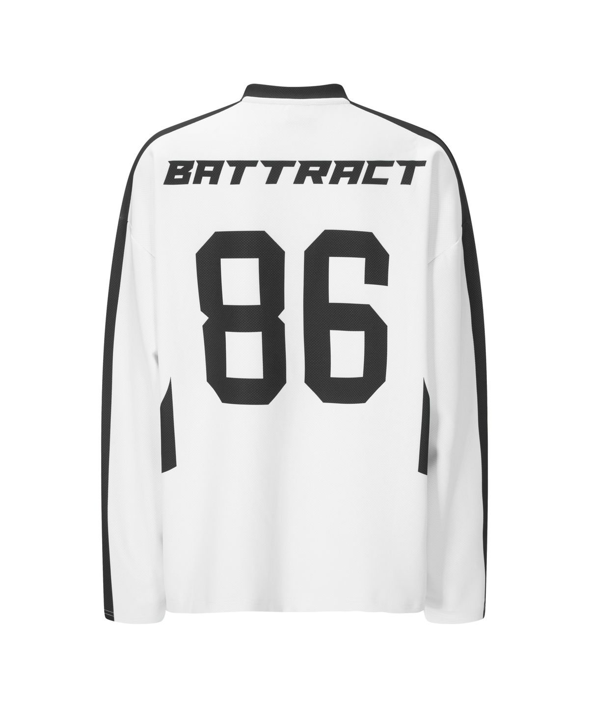 베트랙트(BATTRACT) BART 미들 로고 럭비 져지_화이트