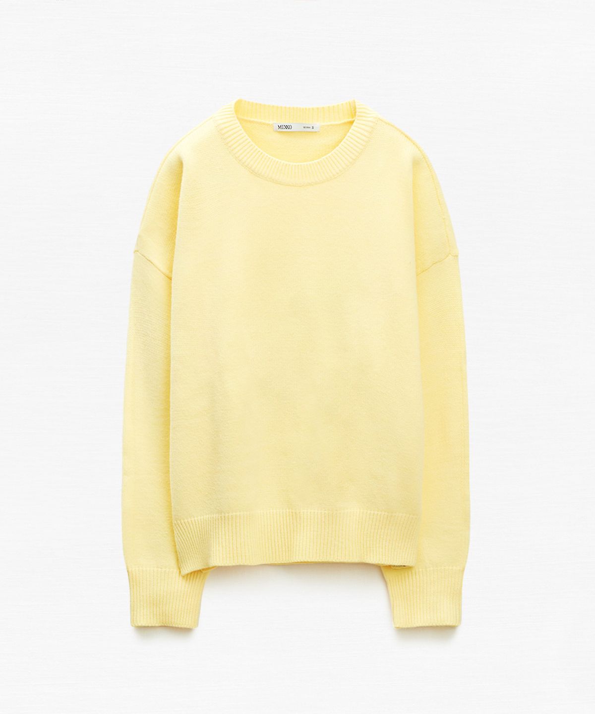 미쏘(MIXXO) 에센셜 라운드넥 풀오버_MIWKAF110T
