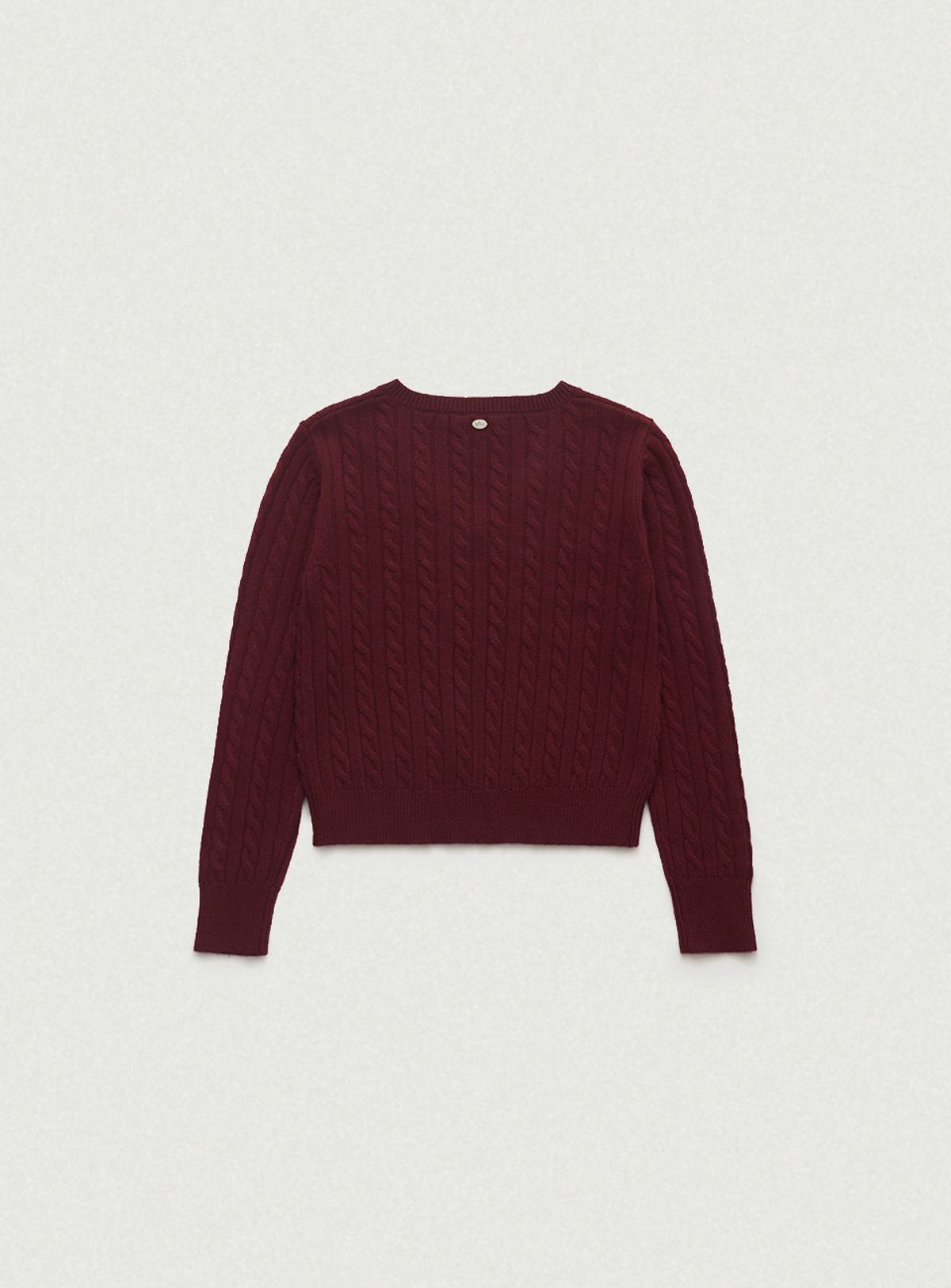 더바넷(THEBARNNET) Soft Cashmere V-neck Knit_Burgundy