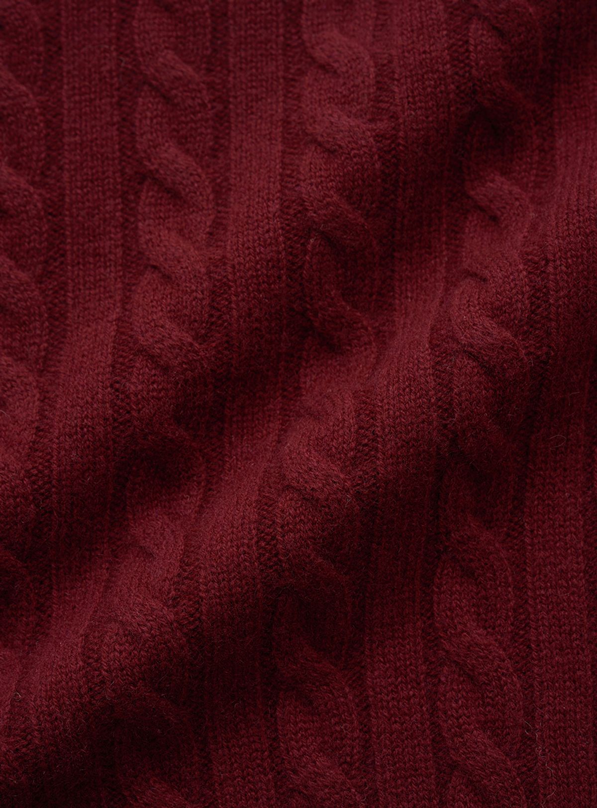 더바넷(THEBARNNET) Soft Cashmere V-neck Knit_Burgundy