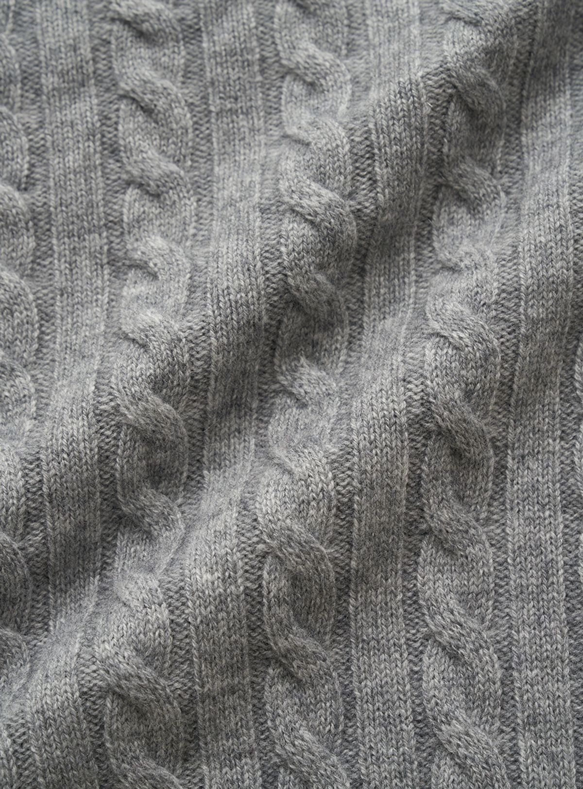 더바넷(THEBARNNET) Soft Cashmere V-neck Knit_Melange Grey
