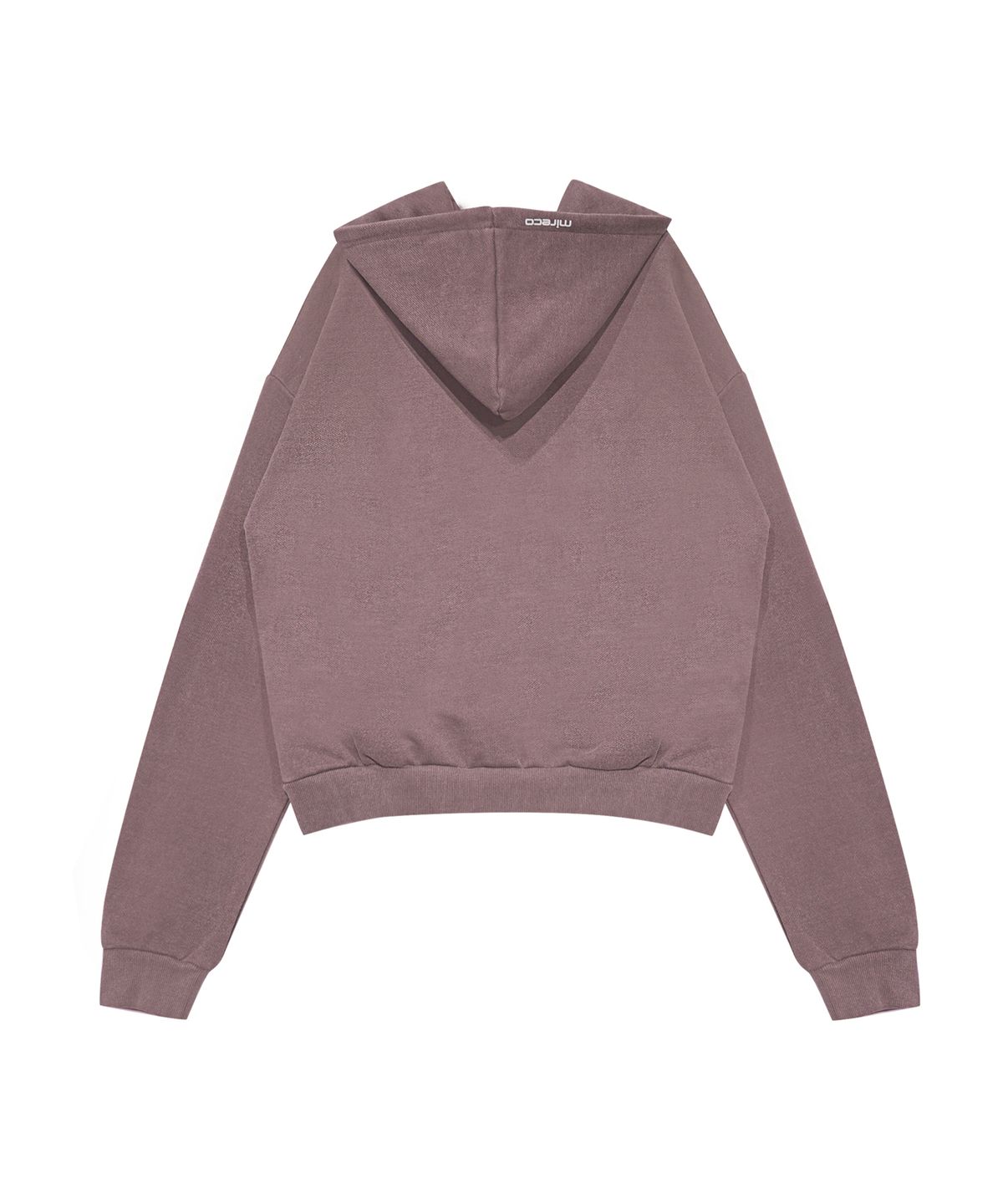 미레코(MIRECO) SYMBOL STUD PIGMENT HOODIE PINK