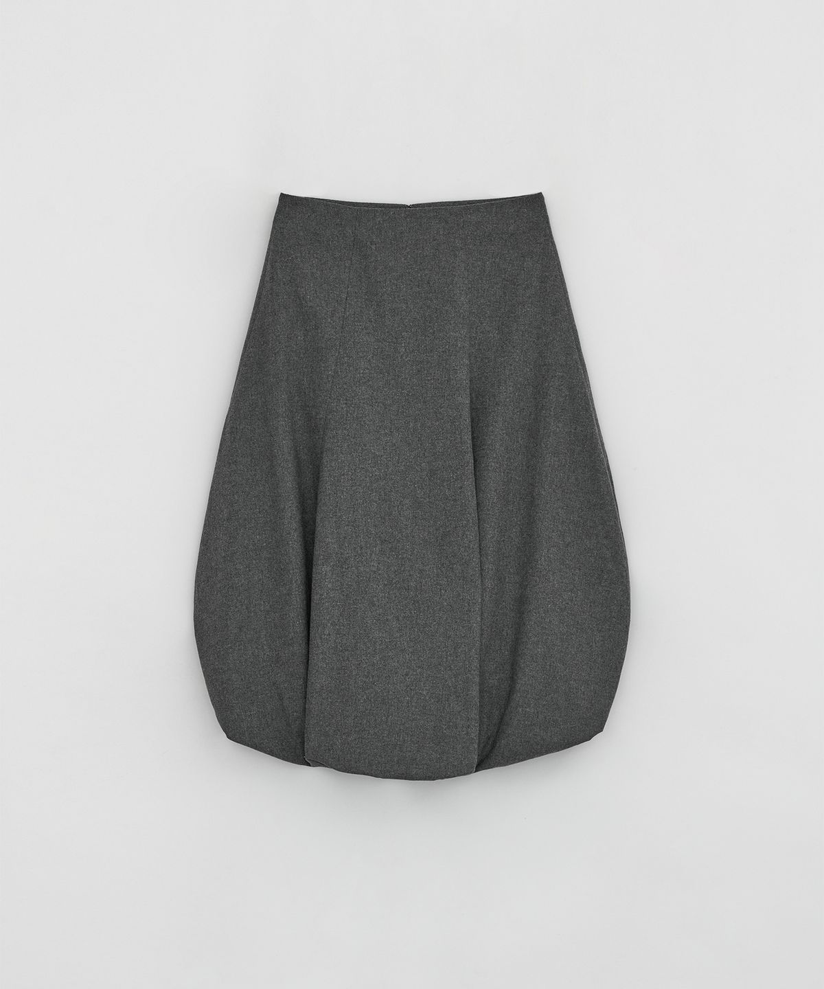 로우타이드(LOW TIDE) WOOL BALLOON SKIRT [GREY]