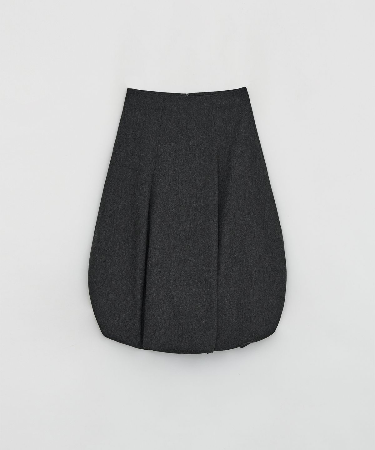 로우타이드(LOW TIDE) WOOL BALLOON SKIRT [CHARCOAL]
