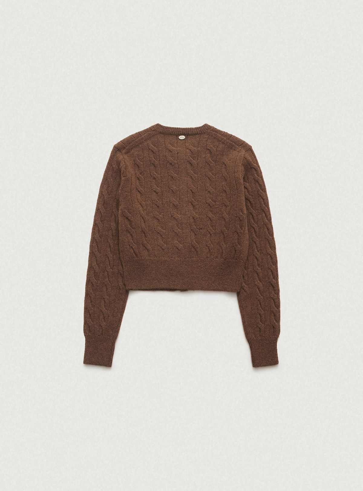 더바넷(THEBARNNET) Eden Cable Cardigan_Brown