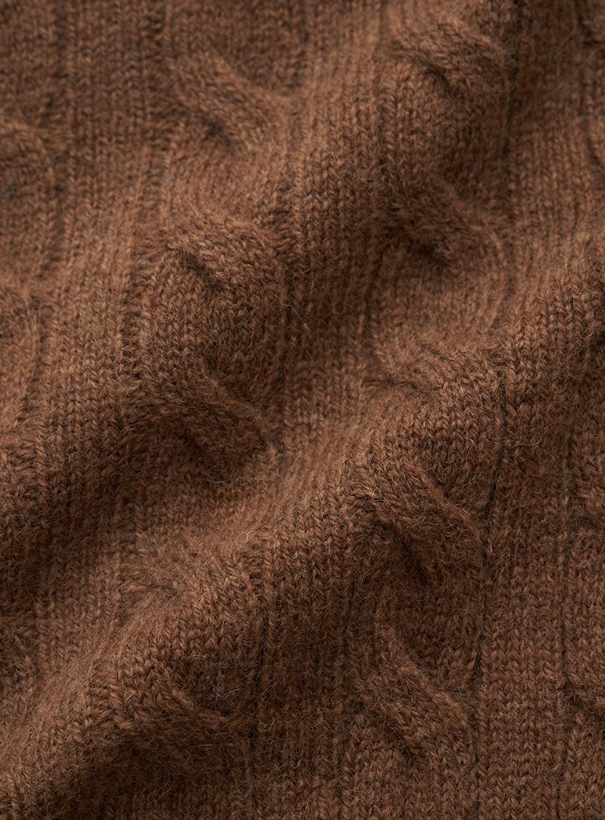 더바넷(THEBARNNET) Eden Cable Cardigan_Brown