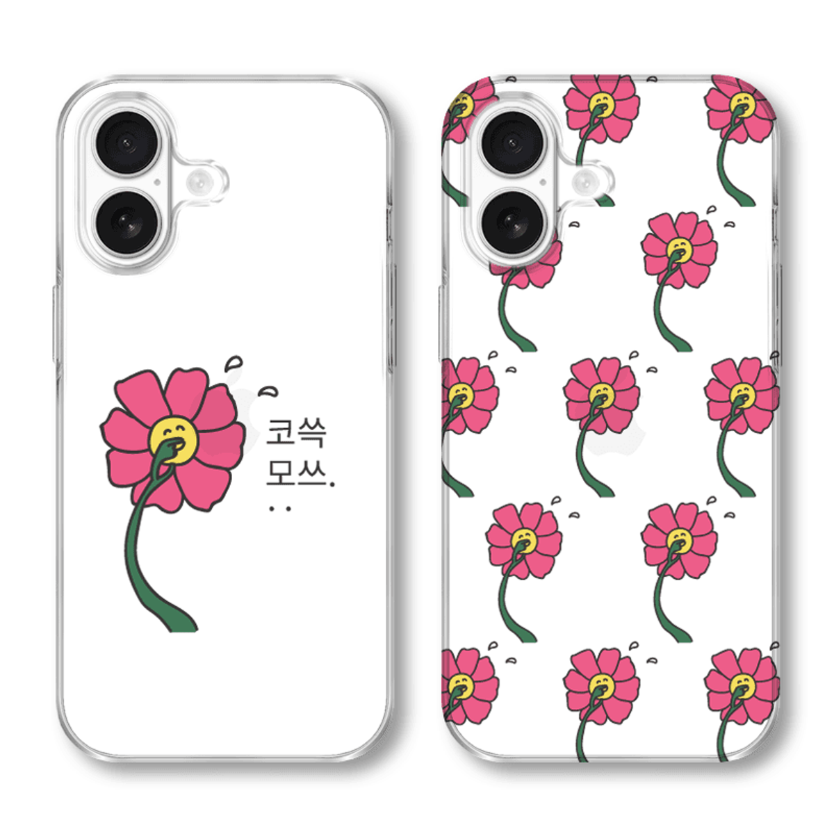 아칸(AKAN) 오주연 코쓱모쓰 투명 젤리케이스(전기종)