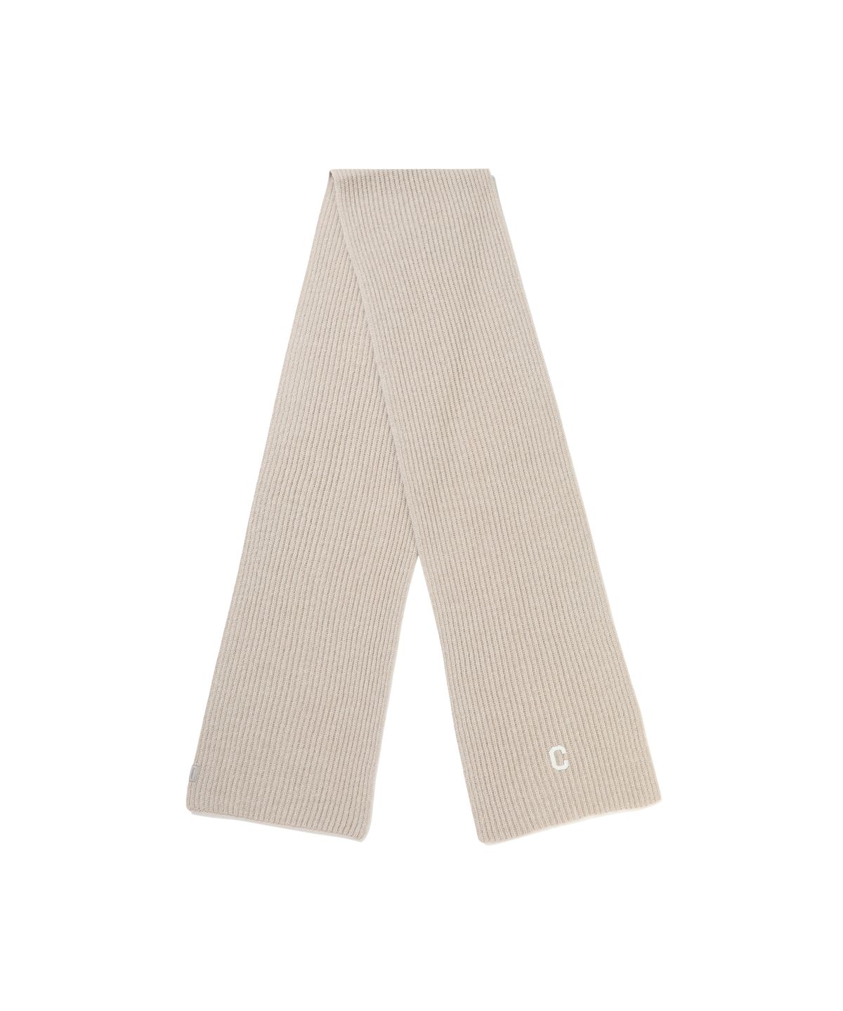 커버낫(COVERNAT) C로고 램스울 머플러 Beige