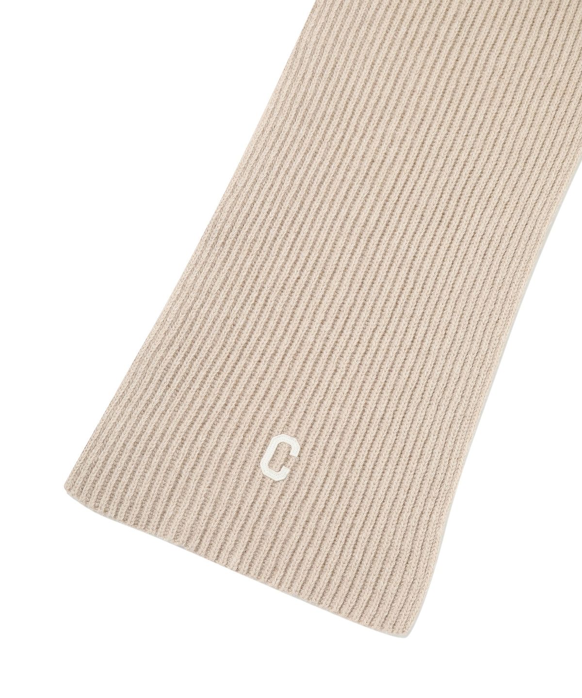 커버낫(COVERNAT) C로고 램스울 머플러 Beige