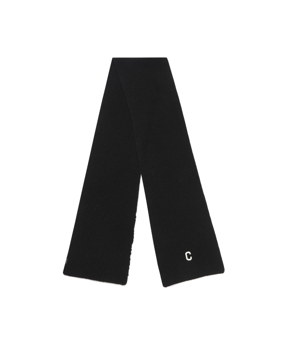 커버낫(COVERNAT) C로고 램스울 머플러 Black