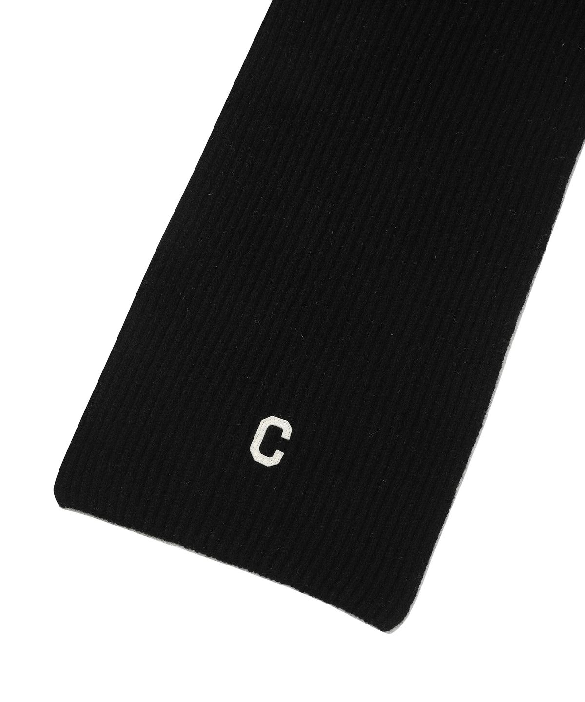 커버낫(COVERNAT) C로고 램스울 머플러 Black