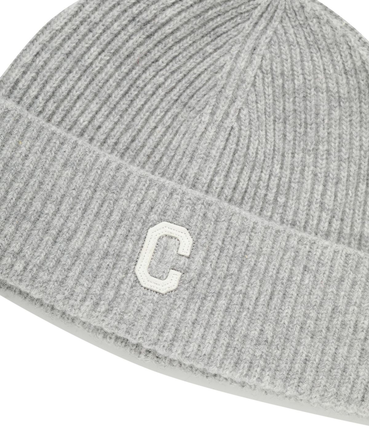 커버낫(COVERNAT) C로고 펠트 아플리케 비니 Gray
