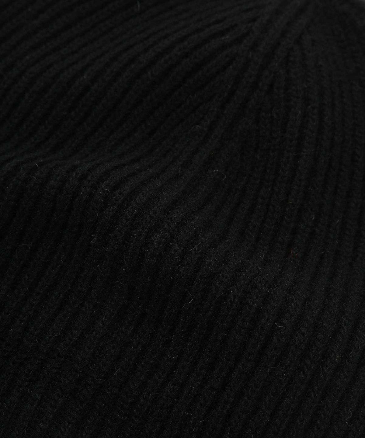 커버낫(COVERNAT) C로고 펠트 아플리케 비니 Black