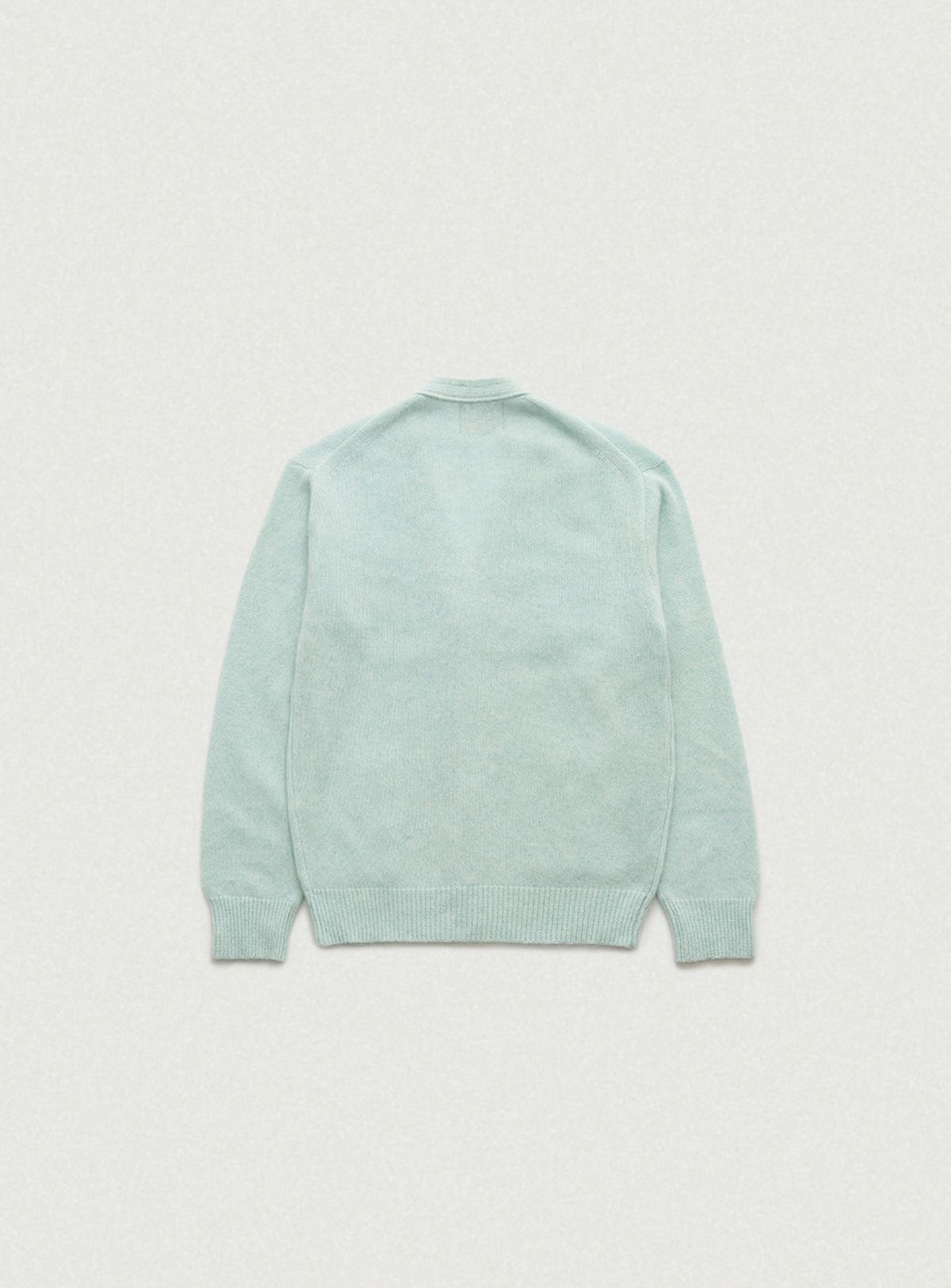 더바넷(THEBARNNET) Fuzzy V-neck Knit Cardigan_Mint