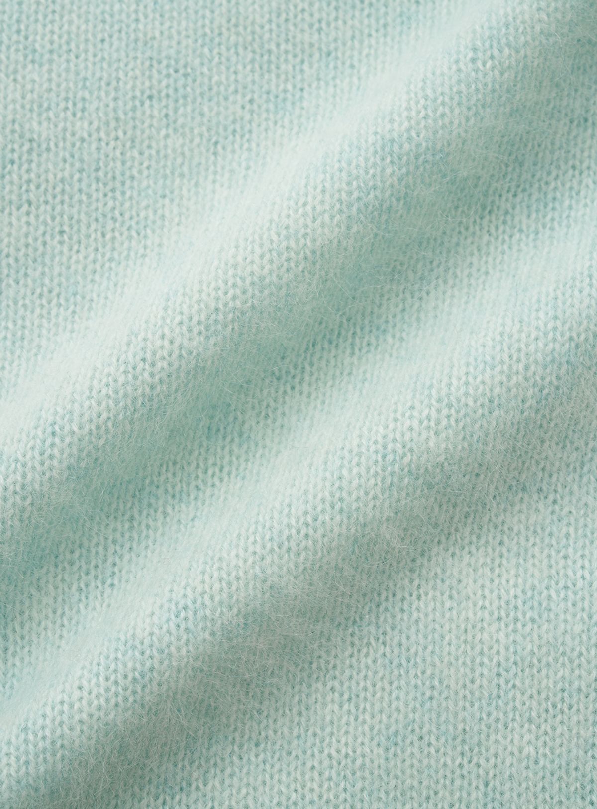 더바넷(THEBARNNET) Fuzzy V-neck Knit Cardigan_Mint