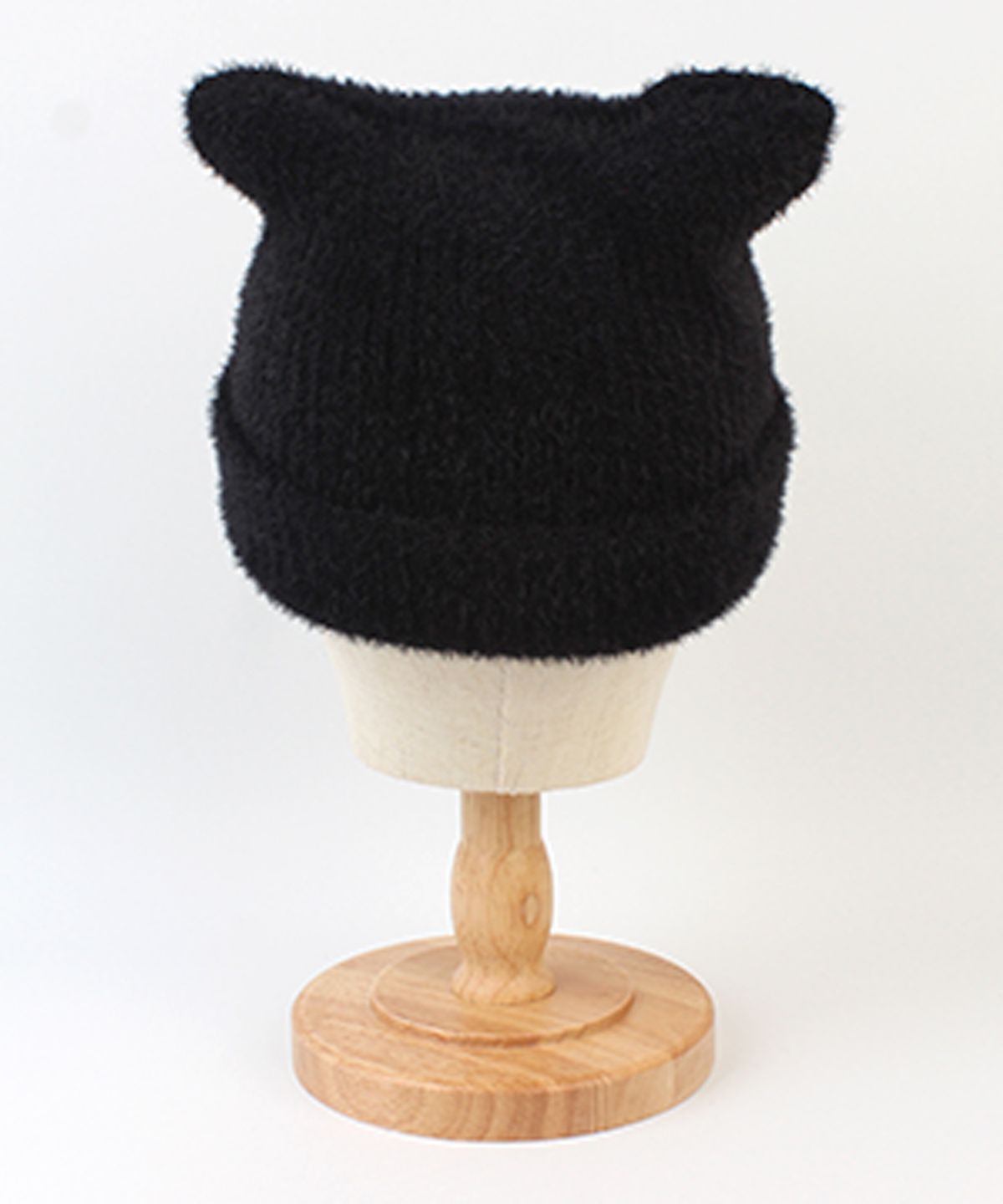 유니버셜 케미스트리(UNIVERSAL CHEMISTRY) Cat Soft Fur Black Beanie 고양이비니