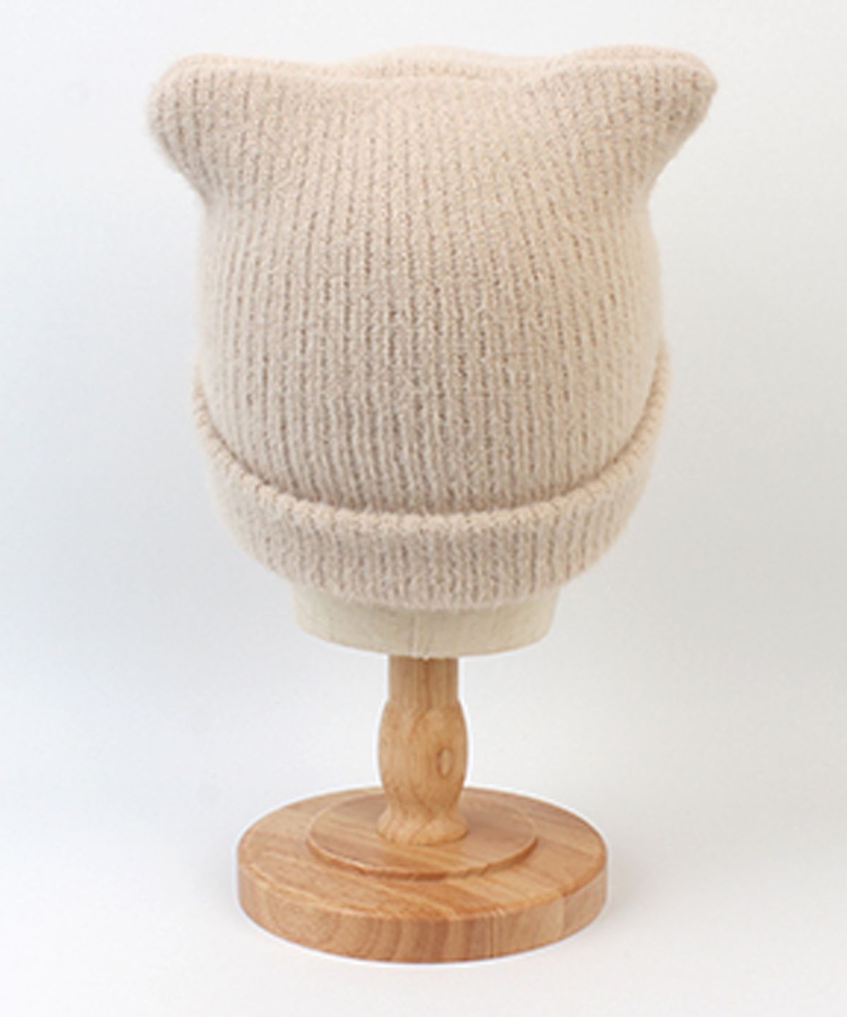 유니버셜 케미스트리(UNIVERSAL CHEMISTRY) Cat Soft Fur Beige Beanie 고양이비니
