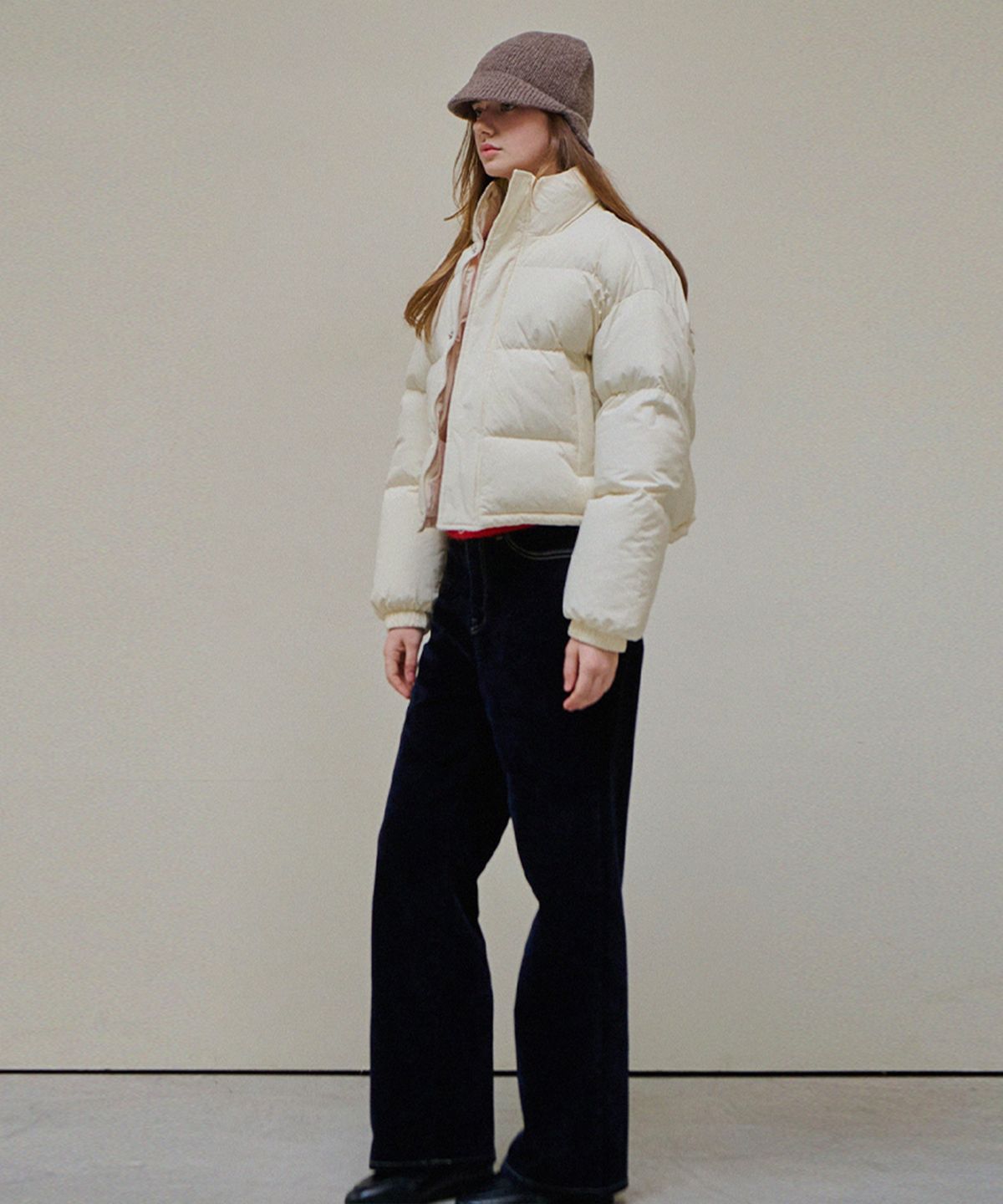 슬로우롤리(SLOWLOLLI) Alpine glow short padding_2 Colors