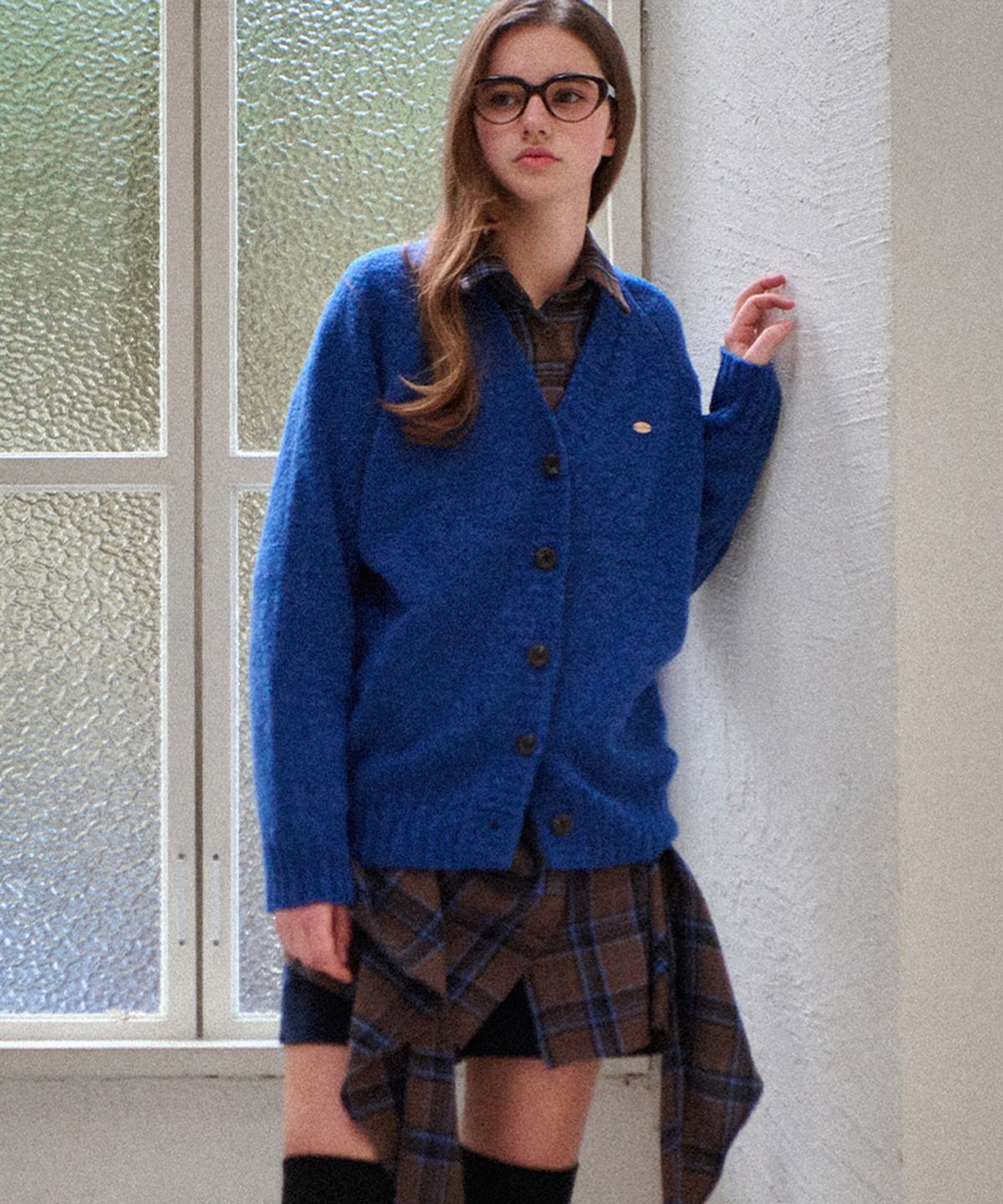 슬로우롤리(SLOWLOLLI) Comfort wool knit cardigan_4 Colors