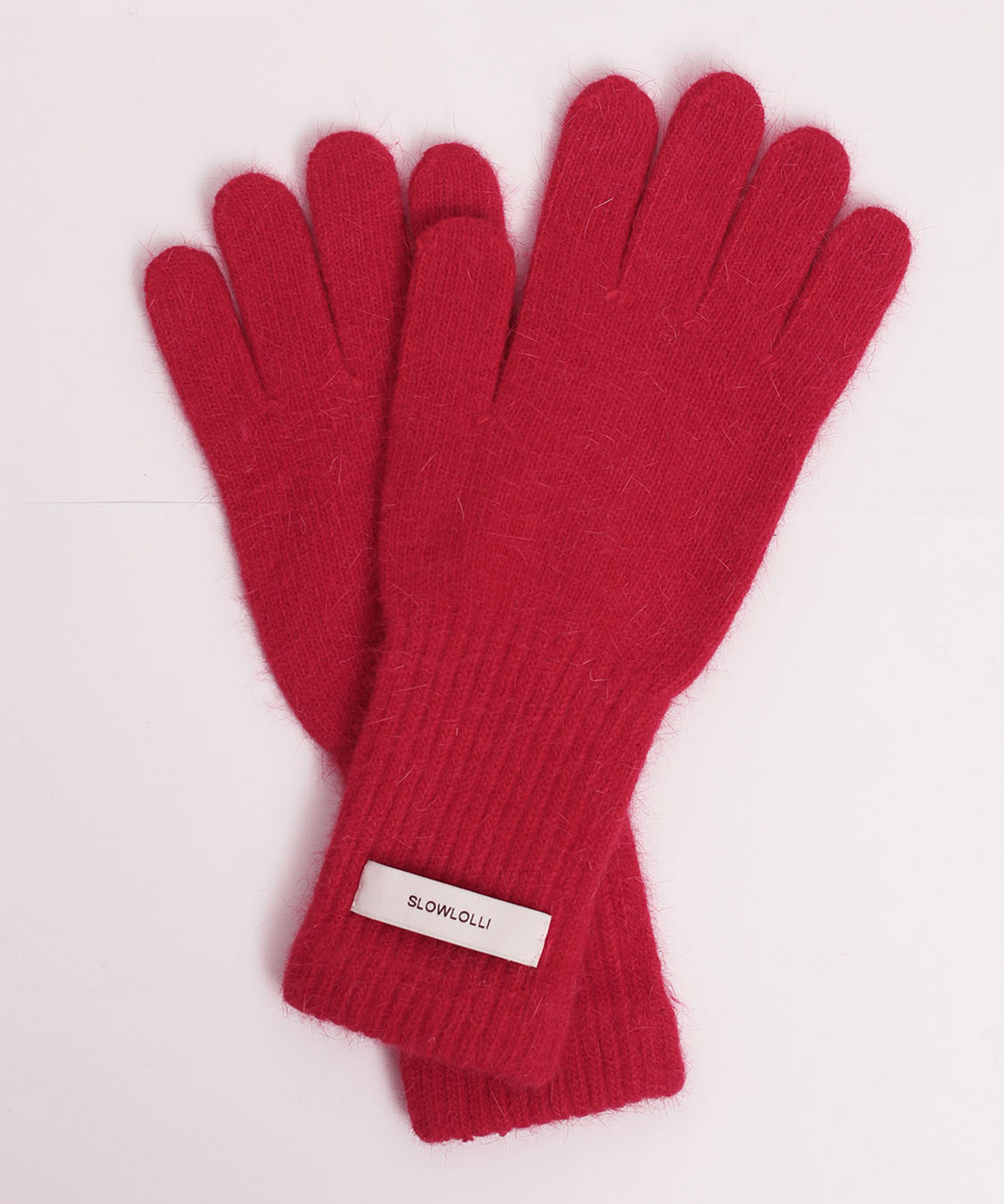 슬로우롤리(SLOWLOLLI) Soft angora kint gloves_4 Colors