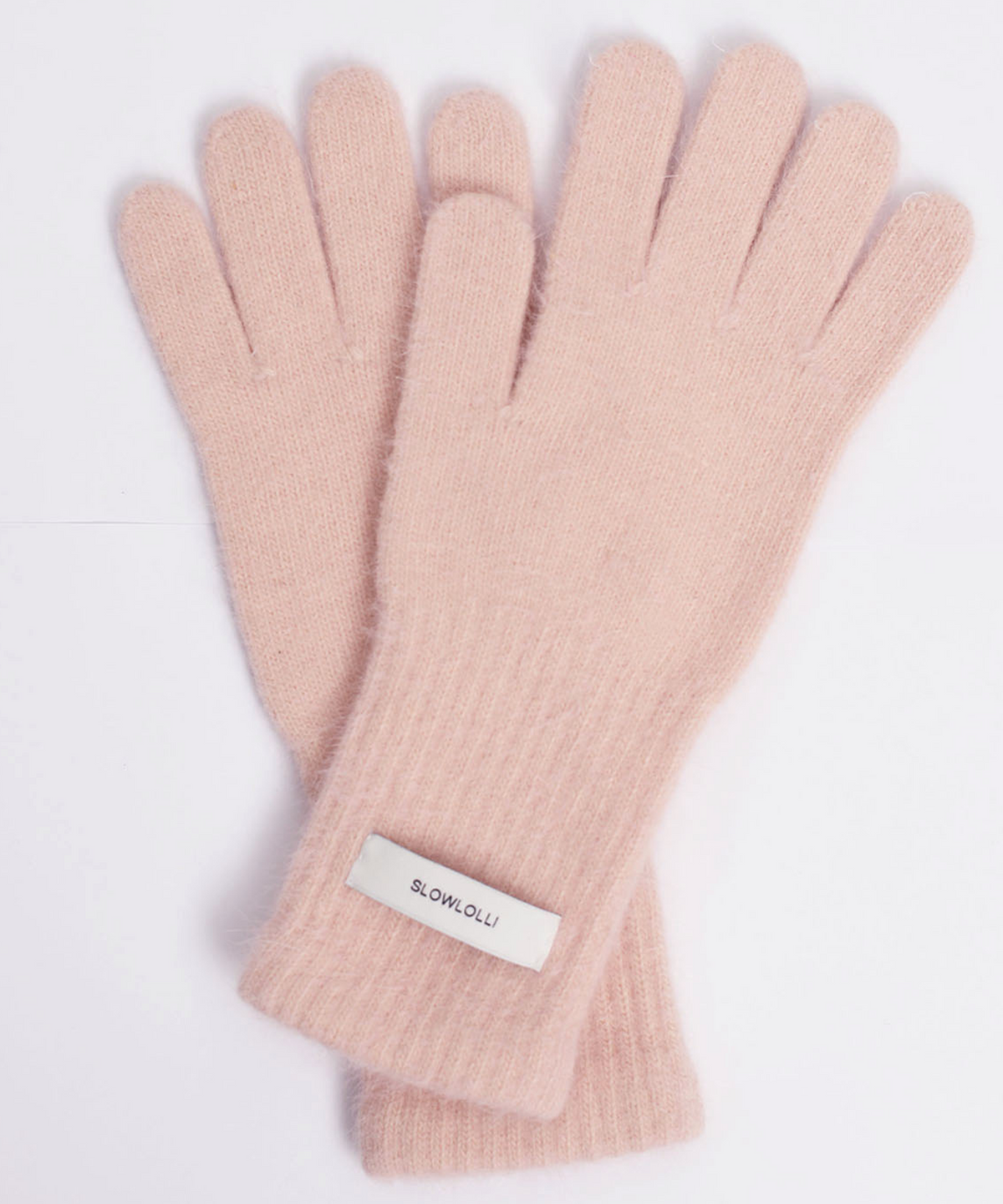 슬로우롤리(SLOWLOLLI) Soft angora kint gloves_4 Colors