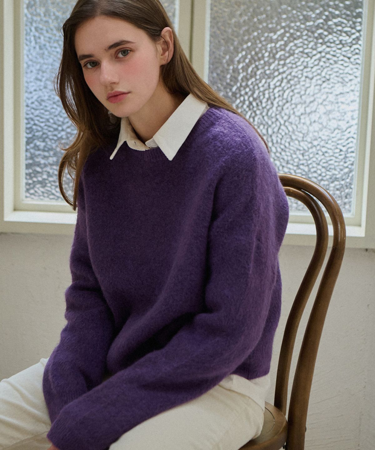 슬로우롤리(SLOWLOLLI) Angora essential knit_6 Colors