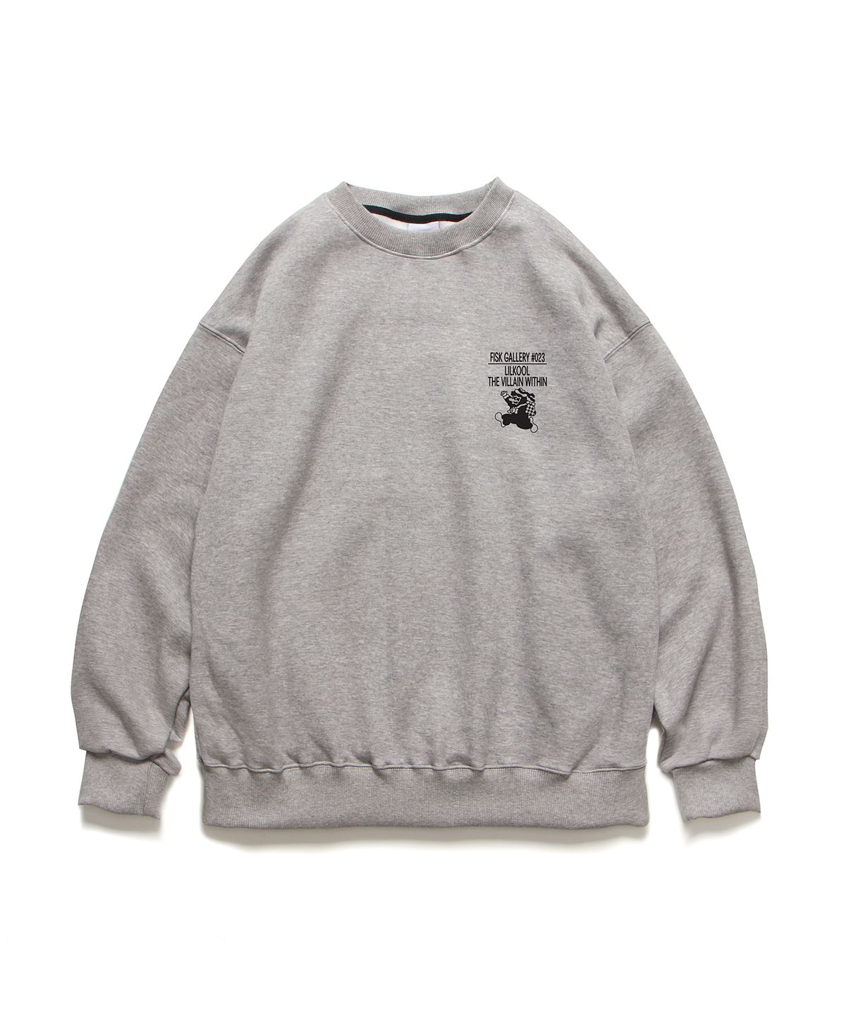앱놀머씽(ABNORMALTHING) GALLERY 크루넥 블랙 (GALLERY CREWNECK BLACK)