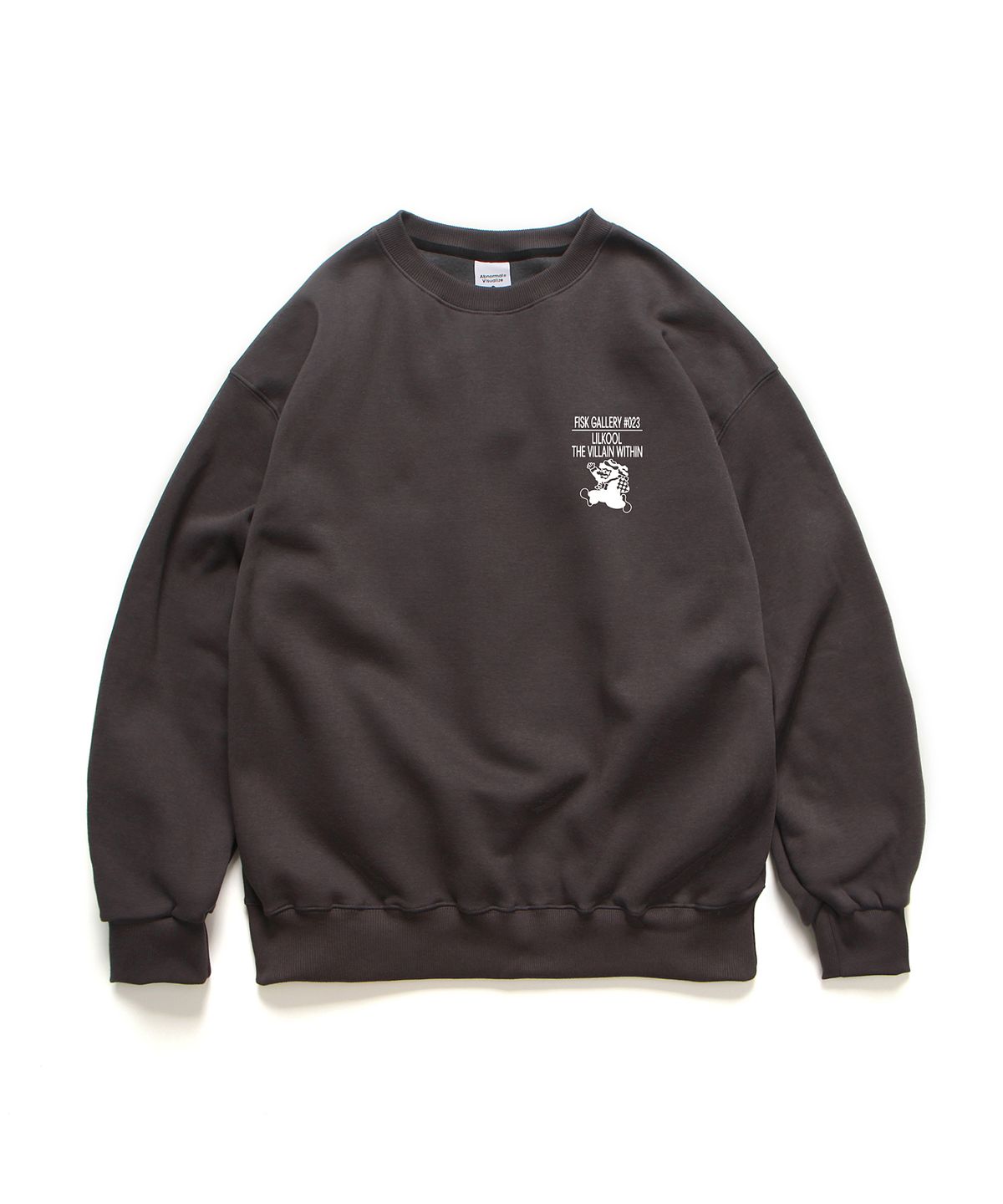앱놀머씽(ABNORMALTHING) GALLERY 크루넥 블랙 (GALLERY CREWNECK BLACK)